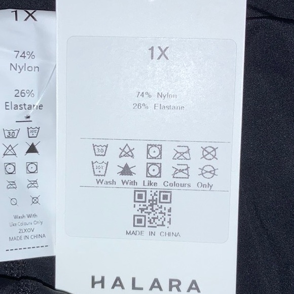 HALARA - NWT Back Pocket Plus Side Hidden Pocket 2-in-1 Gym Plus Size Shorts - Picture 11 of 13